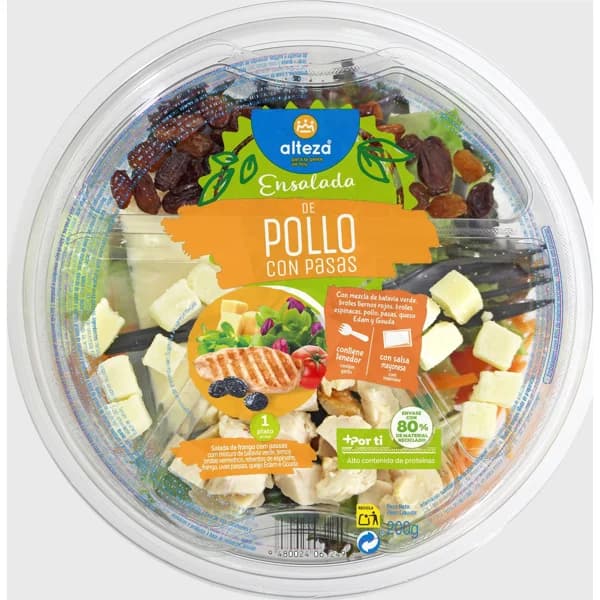 Ens. Completa Pollo Con Pasas  200G - 0.2 kg - Imagen del producto en Findit