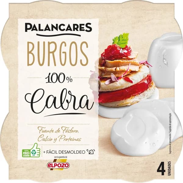 Queso Fresco Burgos Cabra - 0.25 kg - Imagen del producto en Findit