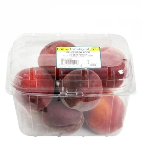 Melocotón rojo en tarrina 1 kg aprox - 1 kg - Imagen del producto en Findit