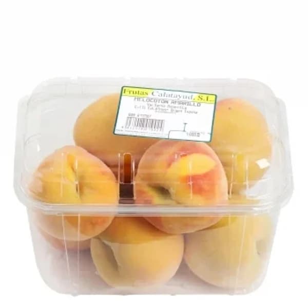 Melocotón amarillo en tarrina 1 kg aprox - 1 kg - Imagen del producto en Findit