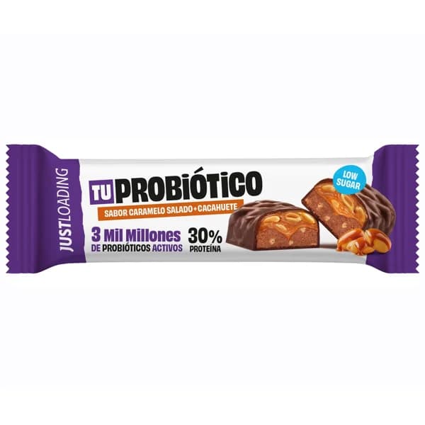 JUST LOADING Barrita de cacahuete y caramelo probiótico 50 gr. - 0.05 kg - Imagen del producto en Findit
