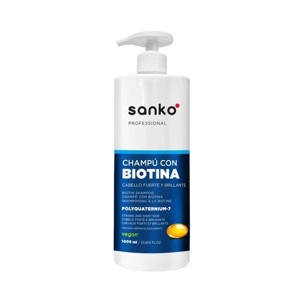 SANKO Professional Chmapú con Biotina, para cabellos fuertes y brillantes 1 l. - 1 l - Imagen del producto en Findit