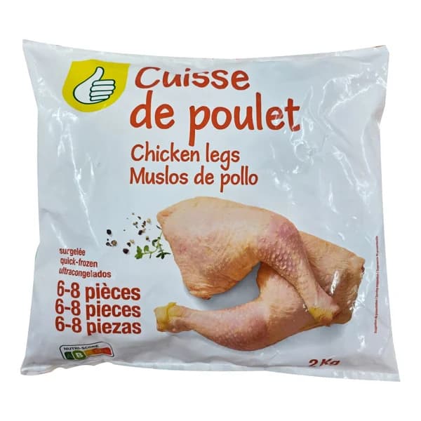 PRODUCTO ECONÓMICO ALCAMPO Muslos de pollo congelados 2 kg. - 2 kg - Imagen del producto en Findit