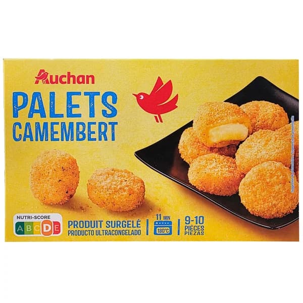 AUCHAN Queso Camembert empanado 200 g Producto Alcampo. - 0.2 kg - Imagen del producto en Findit