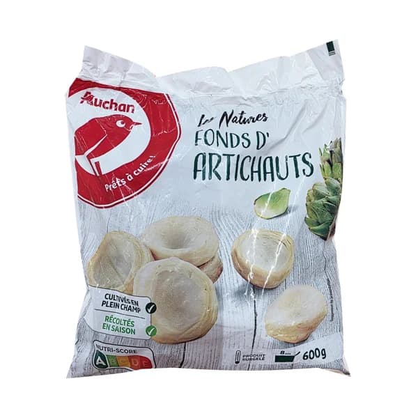 AUCHAN Fondo de alcachofas 600 g Producto Alcampo. - 0.6 kg - Imagen del producto en Findit