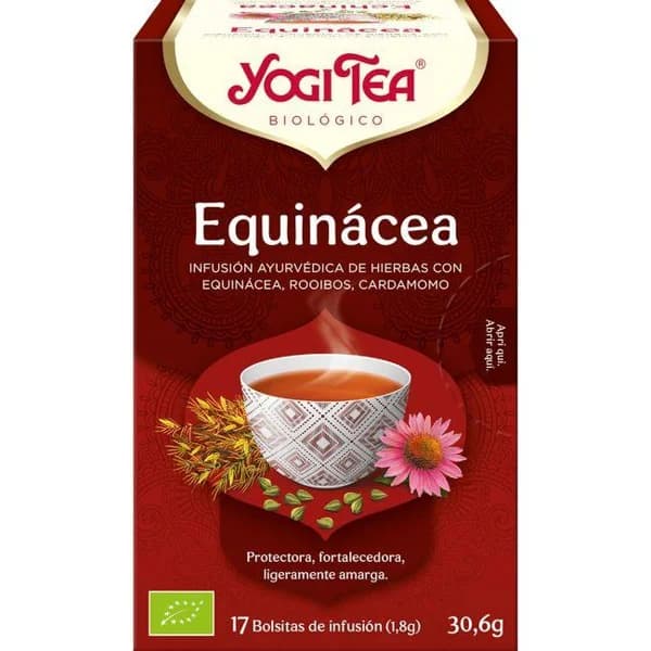 Té equinacea YOGI TEA, caja 30,6 g - 0.03 kg - Imagen del producto en Findit