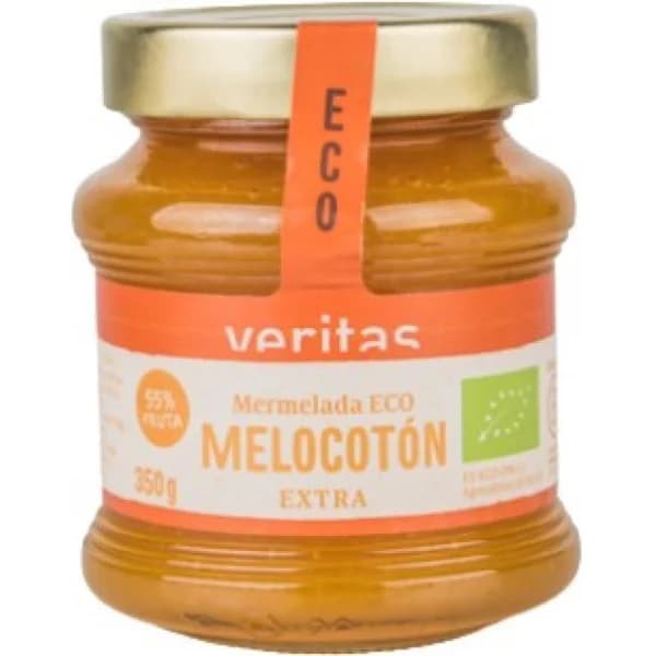 Mermelada de melocotón eco VERITAS, frasco 350 g - 0.35 kg - Imagen del producto en Findit