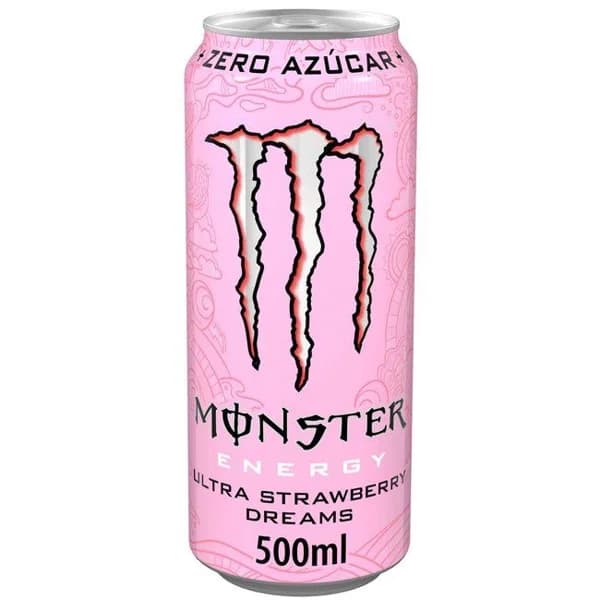 Bebida energética Strawberry Dreams MONSTER, lata 50 cl - 0.5 l - Imagen del producto en Findit