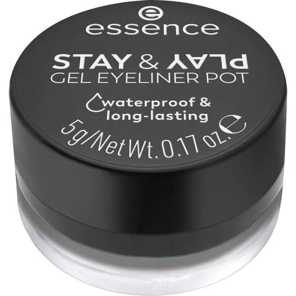 Eyeliner gel en tarro stay&play 01 ESSENCE, 1 ud - 1 ud - Imagen del producto en Findit