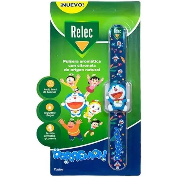 Pulsera antimosquitos Doraemon RELEC, 1 ud - 1 ud - Imagen del producto en Findit