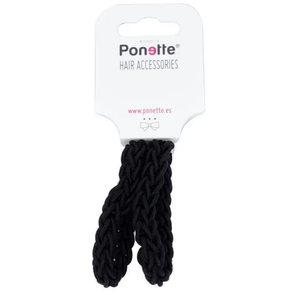 Goma trenzada negra PONETE, pack 1 ud - 1 ud - Imagen del producto en Findit