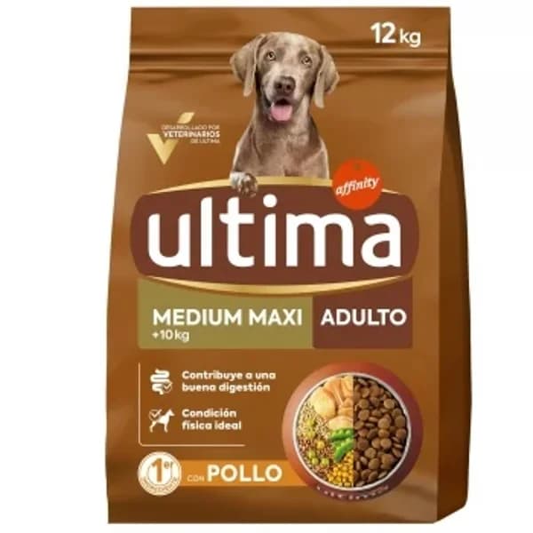 Pienso de pollo para perro medium maxi Ultima Dog 12 kg. - 12 kg - Imagen del producto en Findit
