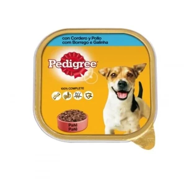 Comida húmeda de cordero y pollo para perro Pedigree 300 g. - 0.3 kg - Imagen del producto en Findit