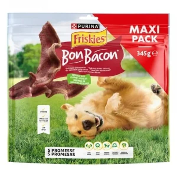Snack bacon para perro Purina Friskies Bon Bacon 345 g - 0.34 kg - Imagen del producto en Findit