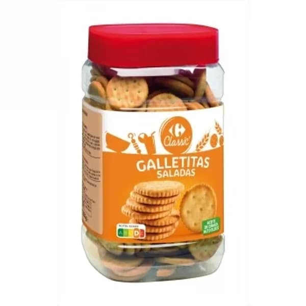 Galletas saladas Carrefour Classic 350 g. - 0.35 kg - Imagen del producto en Findit