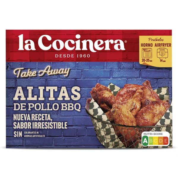 Alitas de pollo barbacoa La cocinera caja 300 g - 0.3 kg - Imagen del producto en Findit