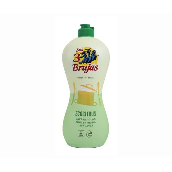 LAS 3 BRUJAS Lavavajillas a mano eco 750 ml. - 0.75 l - Imagen del producto en Findit