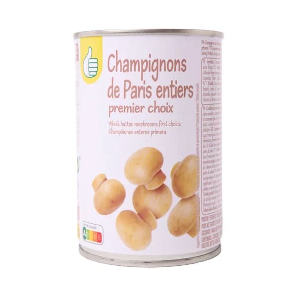 PRODUCTO ALCAMPO Champiñón entero 230 gr. - 0.23 kg - Imagen del producto en Findit