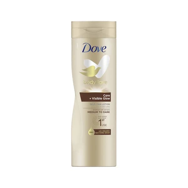 DOVE Loción autobronceadora para pieles oscuras 400 ml. - 0.4 l - Imagen del producto en Findit