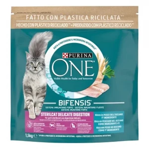 Pienso de pescado para gatos sensitive Purina One 1,5 kg - 1.5 kg - Imagen del producto en Findit