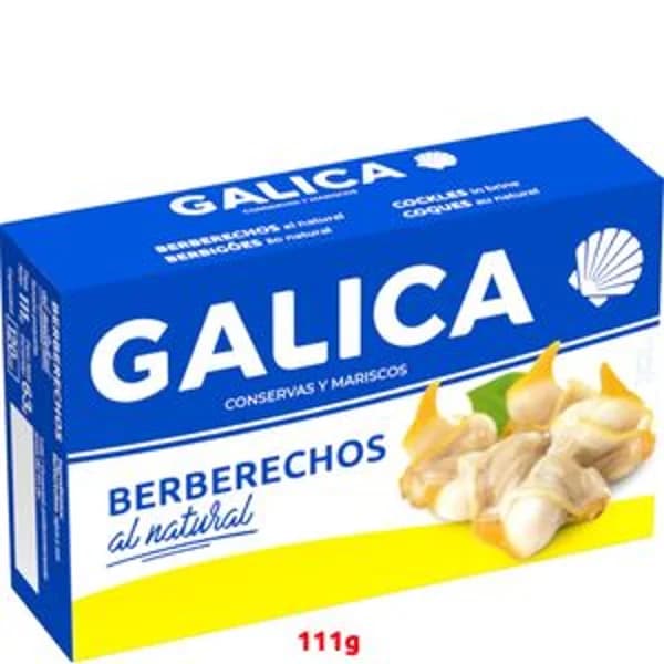 Berberechos al natural pequeños 111 g - 0.07 kg - Imagen del producto en Findit