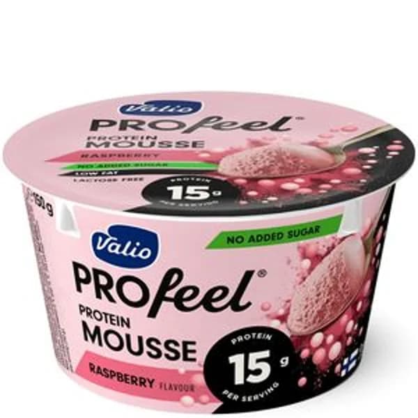 Mousse sabor frambuesa con proteína 150 g - 0.15 kg - Imagen del producto en Findit