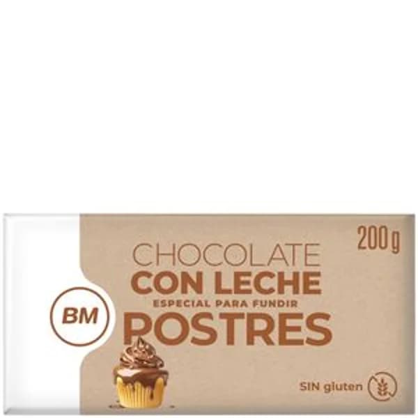 Chocolate con leche para postres 200 g - 0.2 kg - Imagen del producto en Findit