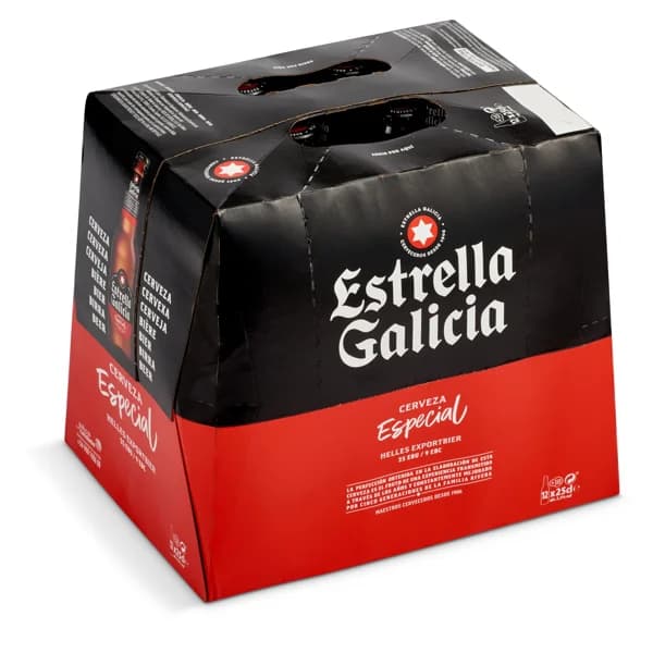 Cerveza especial Estrella Galicia botella 12 x 25 cl - 3 l - Imagen del producto en Findit