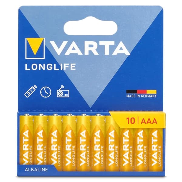Pila recargable aaa Varta blister 10 unidades - 9.98 ud - Imagen del producto en Findit