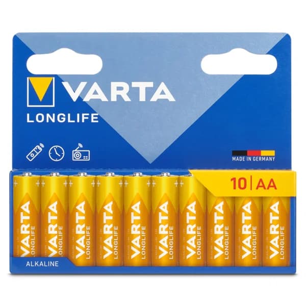 Pila recargable aa Varta blister 10 unidades - 9.98 ud - Imagen del producto en Findit