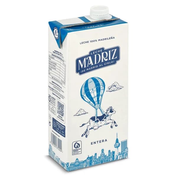 Leche entera Madriz brik 1 l - 1 l - Imagen del producto en Findit