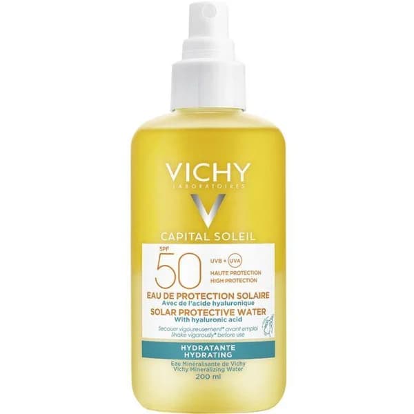 Agua solar hidratante SPF50 VICHY Capital Soleil, spray 200 ml - 0.2 l - Imagen del producto en Findit