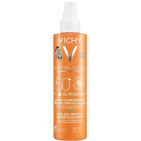 Fluido solar niños cell pro SPF50+ VICHY, spray 200 ml - 0.2 l - Imagen del producto en Findit