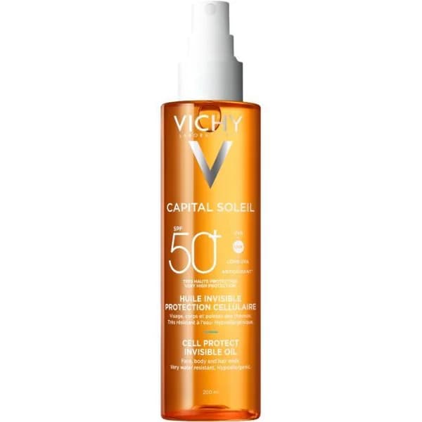 Aceite invisible solar SPF50+ VICHY CAPITAL SOLEIL, spray 200 ml - 0.2 l - Imagen del producto en Findit
