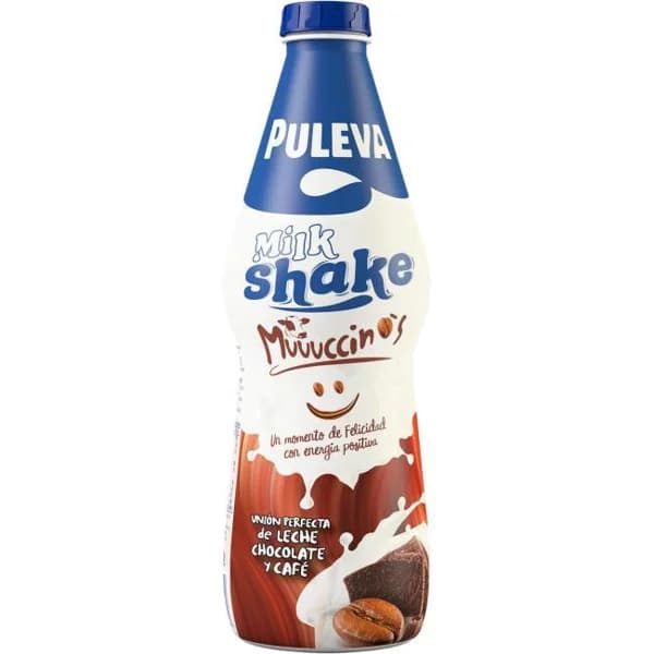 Batido milkshake muccino PULEVA, botella 1 litro - 1 l - Imagen del producto en Findit