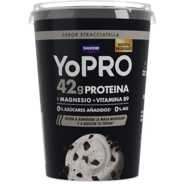 Leche fermentada con virutas de cacao YOPRO, tarrina 300 g - 0.45 kg - Imagen del producto en Findit