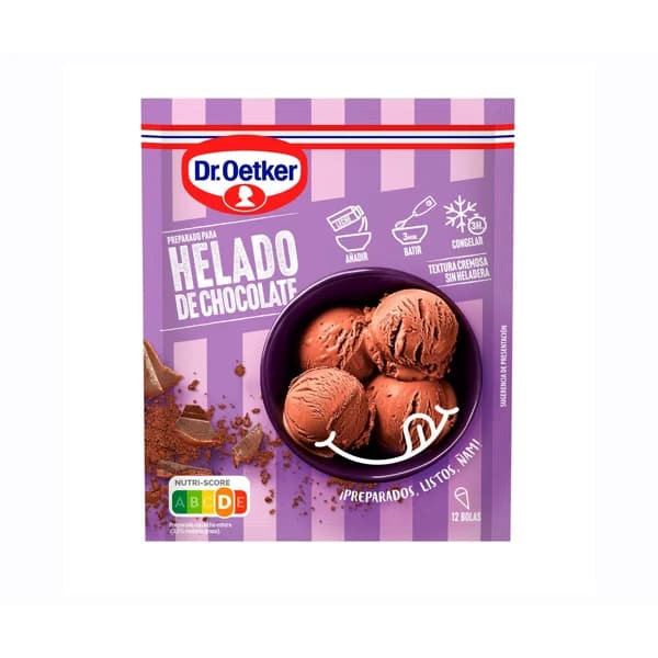 DR. OETKER Preparado para helado de chocolate 96 gr. - 0.1 kg - Imagen del producto en Findit