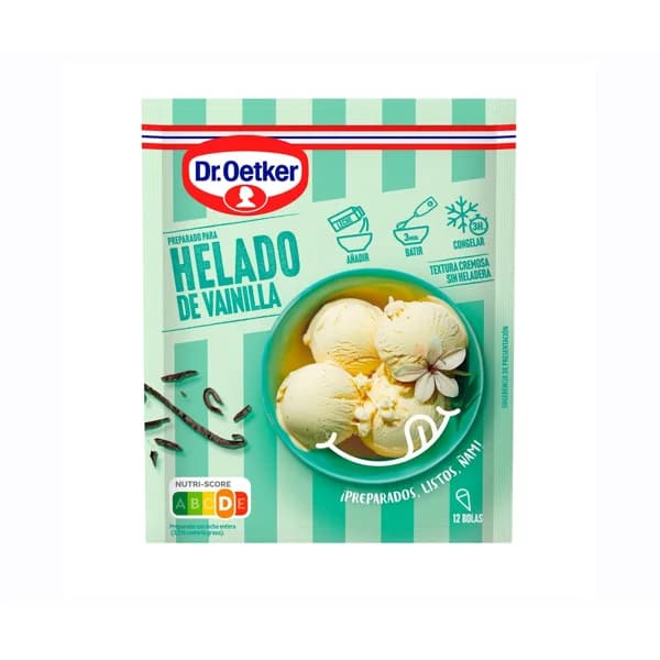 DR. OETKER Preparado para helado de vainilla 82 gr. - 0.08 kg - Imagen del producto en Findit