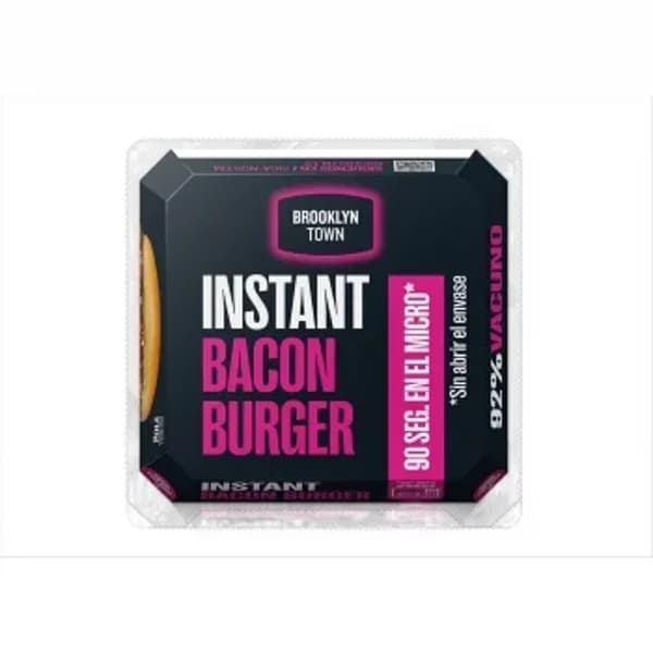 Burger bacon Instant Brooklyn Town 210 g. - 0.21 kg - Imagen del producto en Findit