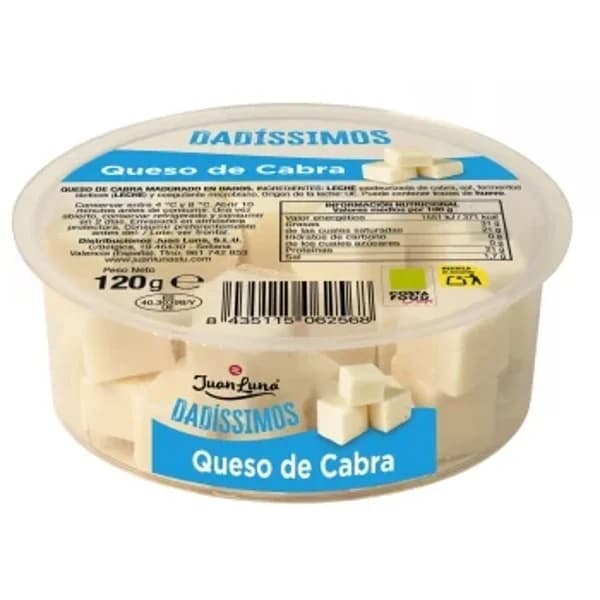 Queso de cabra madurado en dados Juan Luna 120 g. - 0.12 kg - Imagen del producto en Findit