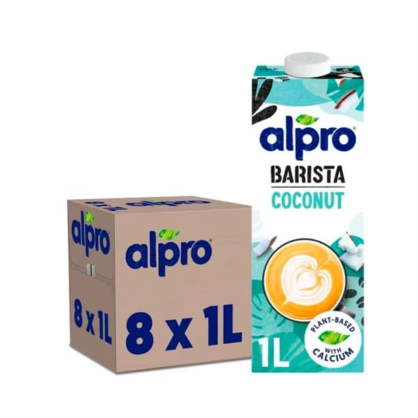 ALPRO Bebida de coco barista caja 8X1L - 8 l - Imagen del producto en Findit