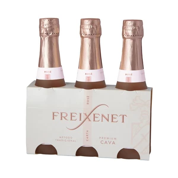 FREIXENET Cava premiun rosado, método tradicional benjamin 3 x 20 cl. - 0.2 l - Imagen del producto en Findit