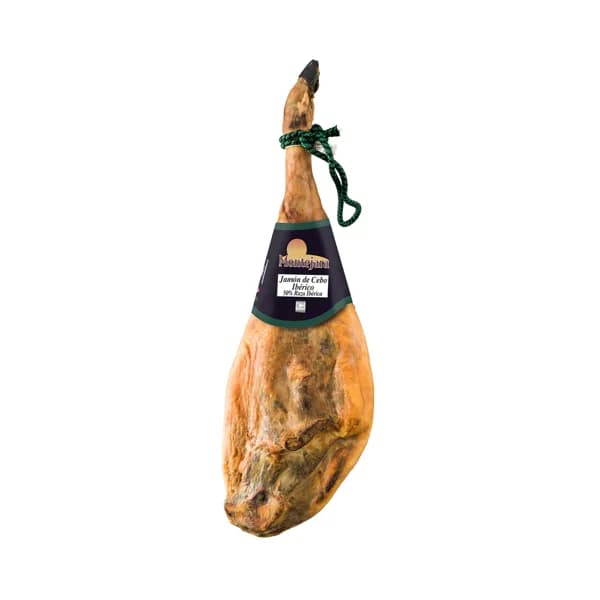 Jamón de cebo ibérico (50% raza ibérica) MONTEJARA pieza de 8 a 8.5 kilos (peso aproximado). - 1 ud - Imagen del producto en Findit