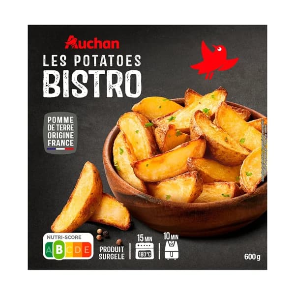 AUCHAN Patatas fritas gajo Bistro 600 g Producto Alcampo. - 0.6 kg - Imagen del producto en Findit