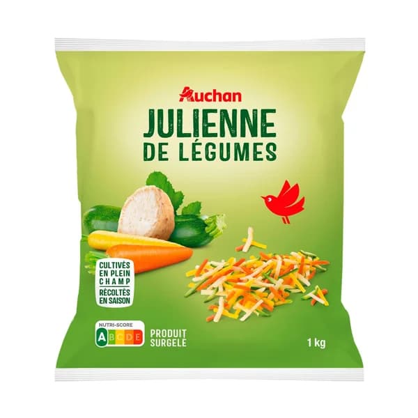 AUCHAN Juliana de verduras 1 kg Producto Alcampo. - 1 kg - Imagen del producto en Findit