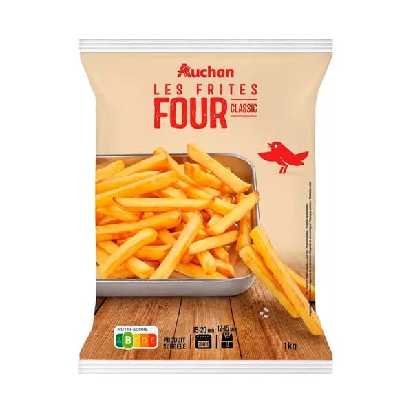 AUCHAN Patatas fritas clásicas Horno 1 kg Producto Alcampo. - 1 kg - Imagen del producto en Findit