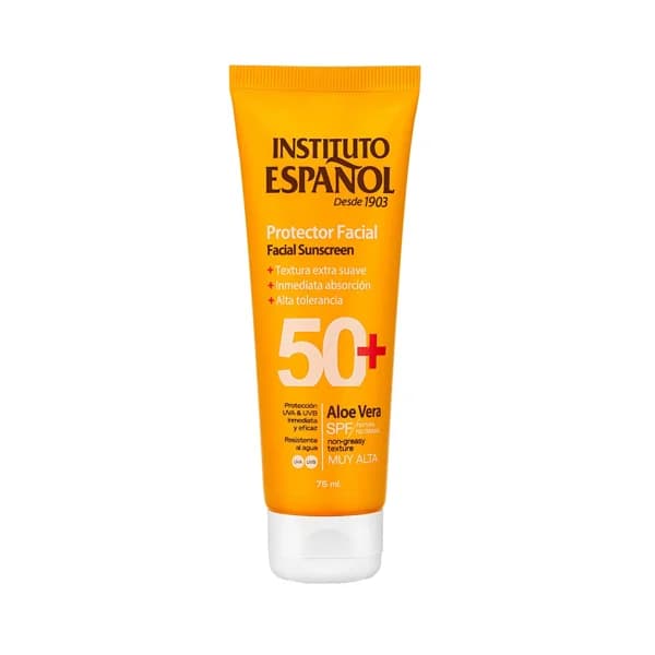 INSTITUTO ESPAÑOL Protector solar facial con aloe vera y FPS 50+ (muy alto) 75 ml. - 0.08 l - Imagen del producto en Findit