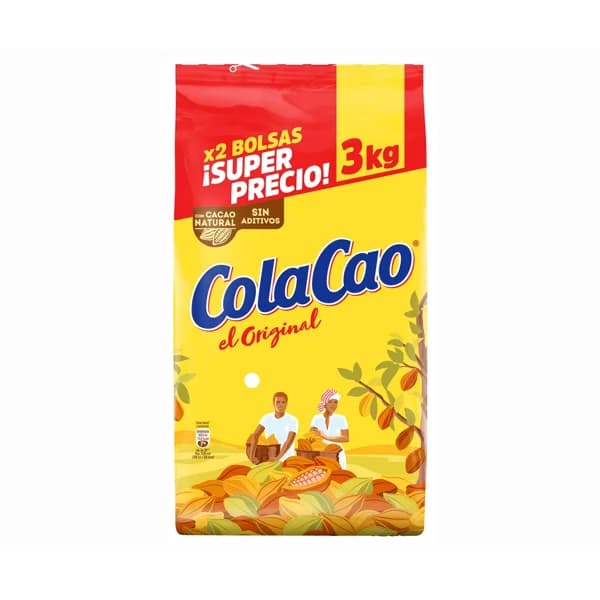 COLACAO Cacao soluble 2 bolsas 3 kg. - 3 kg - Imagen del producto en Findit