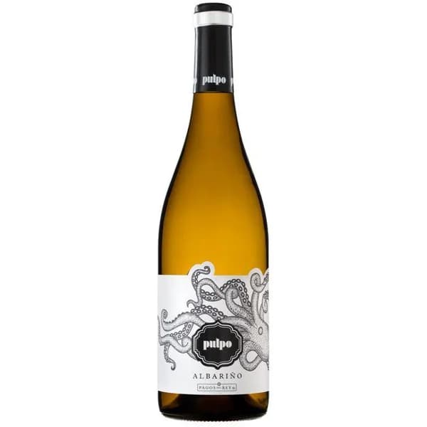 Vino Blanco Albariño DO Rías Baixas PULPO, botella 75 cl - 0.75 l - Imagen del producto en Findit