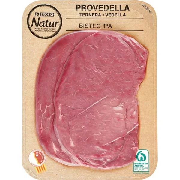 Filete 1ºA Provedella EROSKI NATUR, bandeja aprox 475 g - 0.48 kg - Imagen del producto en Findit